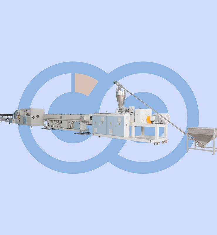 PVC pipe extrusion line 